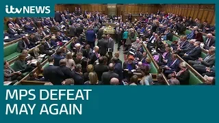Theresa May suffers new Commons defeat as MPs vote down Brexit plans | ITV News