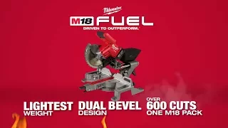 Milwaukee® M18 FUEL™ 7-1/4” Dual Bevel Sliding Compound Miter Saw