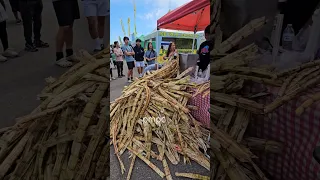 Sugar cane juice #festival #hmong #makejuice #sugardrink