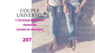 COUPLE UNIVERSEL - 207 : L'incompréhension mutuelle (avant la réunion)