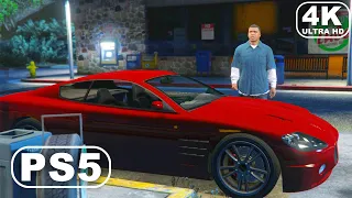 Grand Theft Auto 5 PS5 - Franklin Races against two Rich Boys in Supercars (4K ULTRA HD PS5) GTA V