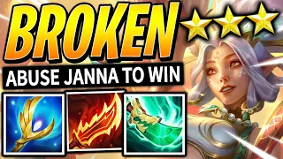 ABUSE THIS JANNA for FREE WINS in TFT Set 11 - RANKED Best Comp | TFT Patch 14.6 | Teamfight Tactics