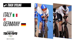 ITALY vs GERMANY | Track Women's Team Pursuit| Round 1 - Highlights | Olympic Games - Tokyo 2020