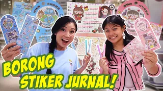 BORONG STICKER JURNAL WARNA PINK & BIRU DI MAL !! Jurnal Bercerita | CnX Adventurers