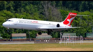 QantasLink 717-200 Landing At Boeing Field