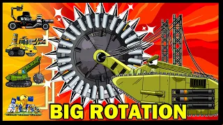WW1 Trench Cutter | BIG ROTATION / Мега танки VS Мега Босс | Мультики про танки | Arena Tank Cartoon