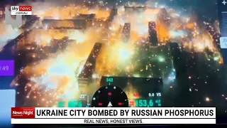 Ukraine accuses Russia of white phosphorus bombings