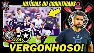 🚨URGENTE! DIRETORIA DO CORINTHIANS TOMA ATITUDE! CLIMA TENSO NO TIMÃO! NOTÍCIAS DO CORINTHIANS