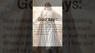 God Says || #jesus #quotes #shorts