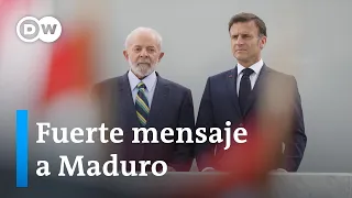 Lula y Macron suben el tono ante Venezuela por exclusión de opositora en comicios