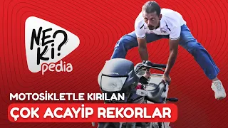 MOTOSİKLETLE KIRILAN ÇOK ACAYİP REKORLAR