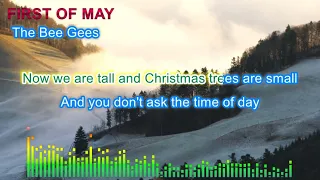FIRST OF MAY THE BEE GEES KARAOKE VERSION