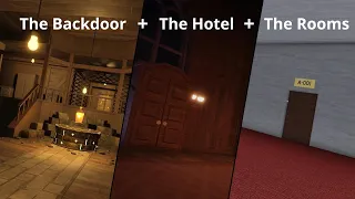 Roblox Doors Full game (Backdoor → Hotel → A-1000 → Hotel)