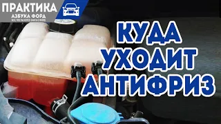 Уходит антифриз, причины и ремонт.