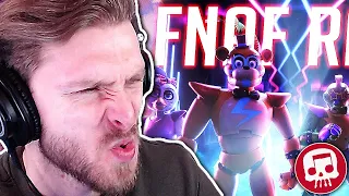 FNAF SECURITY BREACH RAP SONG "THE PARTY ISN'T OVER" BY @JTM  REACTION!!