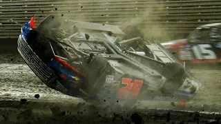 Every Angle of Jessica Friesen’s Flip at Knoxville Raceway | NASCAR Truck Series Knoxville 2022