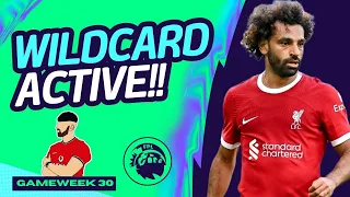 MY WILDCARD IS ACTIVE!! | FPL GAMEWEEK 30 WILDCARD TEAM | Fantasy Premier League Tips 2023/24