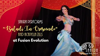 Sahira performs "Baladi In Crescendo" and Acapella Zills at Fusion Evolution