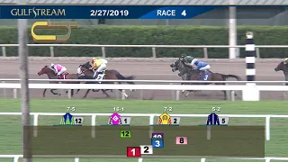 Gulfstream Park Carrera 4 - 27 de Febrero  2019