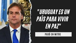 Eduardo Feinmann en un mano a mano con Luis Lacalle Pou: "Uruguay es un país para vivir en paz"