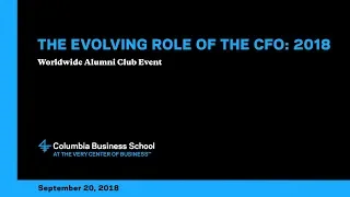 The Evolving Role of the CFO: 2018