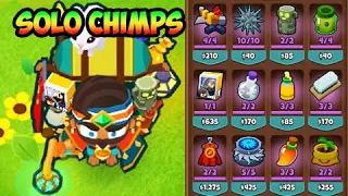 FINALLY A True 1 Tower CHIMPS with Geraldo in BTD6!