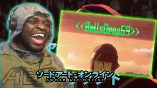 THE WORST THING YOU CAN DO IN SAO!!! | SAO Abridged Episode 1 REACTION!!
