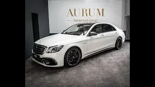 Mercedes-Benz S 63 AMG 4M+ *designo kaschmirweiß magno* Limousine Walkaround by AURUM International