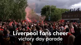 Liverpool fans host jubilant victory day parade despite Champions League loss