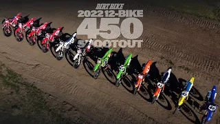 Largest Shootout EVER! 2022 450 Motocross Shootout with 12 bikes! - Dirt Bike Magazine