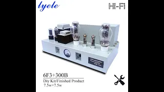 Review Lyele Audio 300b Tube Amplifier 6f3 300b DIY Kit Hifi Power Amp Class A 2022