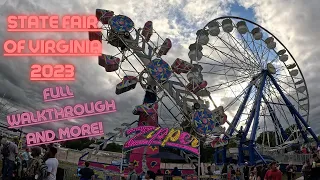 State Fair of Virginia 2023 - Full Walkthrough, Food, Rides and more!