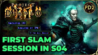 Corrupting over 70 items!! Some decent results! Project Diablo 2 Slam Fest