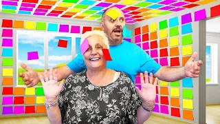 I Filled An Entire ROOM in MY PARENTS House with STICKY NOTES Prank!