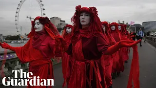 'We have the right to rebel': Extinction Rebellion begin Westminster shutdown