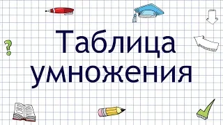 Таблица умножения