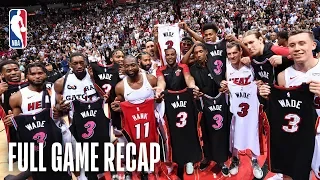 76ERS vs HEAT | Dwyane Wade's Last Game In Miami | April 9, 2019