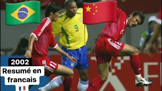 Brésil 4-0 Chine Résumé en Français TF1 🇫🇷Coupe Du Monde 2002