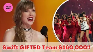 WOW! Taylor Swift GIFTED her team a HUGE $160,000 worth of Cartier &  Louis Vuitton after AOTY award