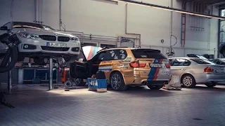 Золотая BMW X5M Давидыча пострадала