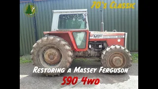 Buying & Restoring my childhood-dream tractor MF 590-4