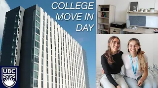 COLLEGE MOVE IN DAY VLOG || UBC  (moving my sister into her freshman dorm!)