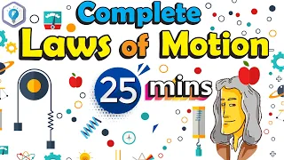 Newton's Laws of Motion ONE SHOT Revision video Physics Class 11 [IMP points, problems, formulas]