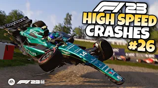 F1 23 HIGH SPEED CRASHES #26