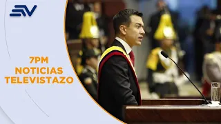 Informe a la Nación de Noboa duró 28 minutos, con videos y guiños contra correísmo | Televistazo