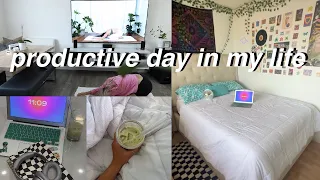 productive day in my life ✿ yoga, cooking, cleaning & more