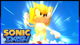 Sonic Dash - Classic Super Sonic Gameplay Showcase