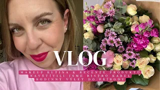 VLOG 31| moje make-up rutina & recenze produktů, navštívili jsme bistro Karel, výlet do přírody