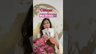 CANCER ♋️ Next 30 Days Tarot #shortstarot #shortsfeed #cancer #cancertarot #tarotreading