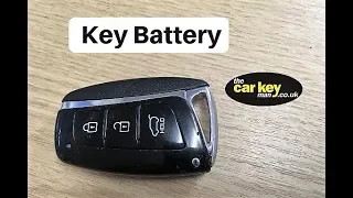 Key Battery Hyundai Santa Fe Keyless HOW TO change